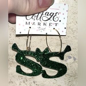 Shrek Acrylic Earrings